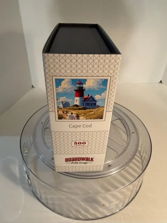 Boardwalk Cape Cod 500-Piece Jigsaw Puzzle - Province town hyannis, lighthouse - Picture 2 of 8